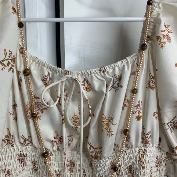 Tiger eye and Pearl necklace - Picture 1 of 3